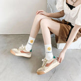 Yellow Smile Socks